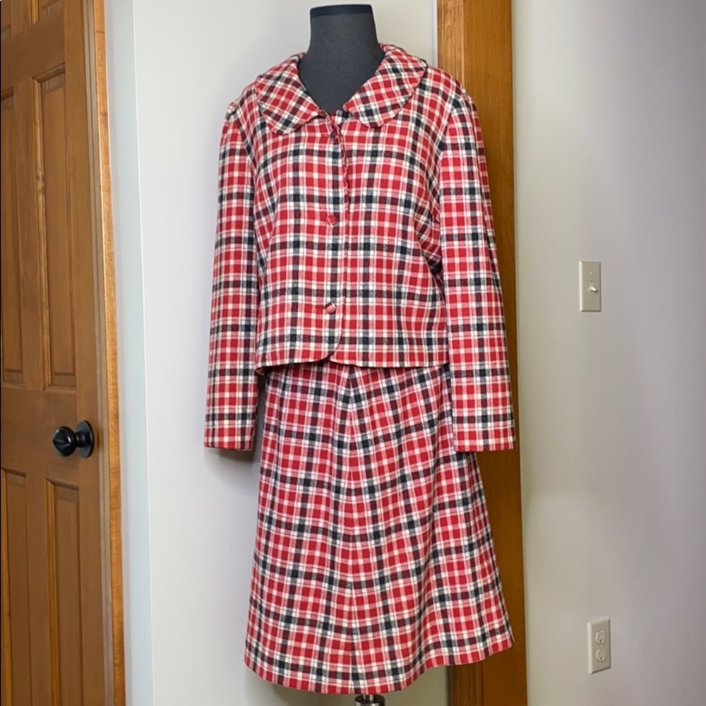 Women’s 1960’s Wool Suit Set - Mad Men Inspired
